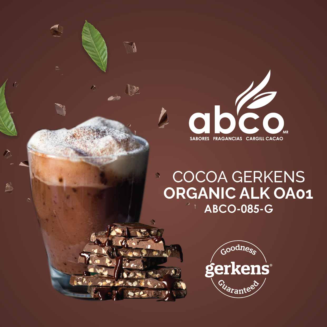 COCOA GERKENS ORGANIC ALK OA01 ABCO-085-G